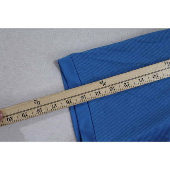 Adidas Men Blue Polo Clima Lite Shirt Short Sleeve Size Large - Picture 6 of 9